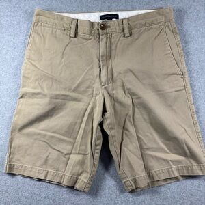 Banana Republic NW Basic Khaki Shorts Coconut Husk Tan Cotton Size 32‎